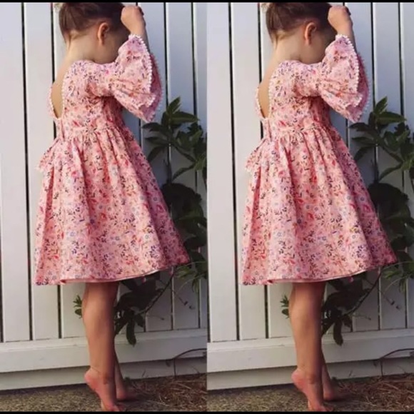 •REBOOTED!•2X HP•Boho Minimalist Flare Slv Dress• - Picture 2 of 8